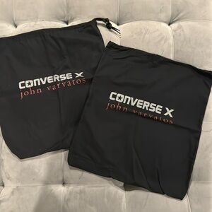 Set of 2 Converse x John Varvatos Dust Bag NEW!